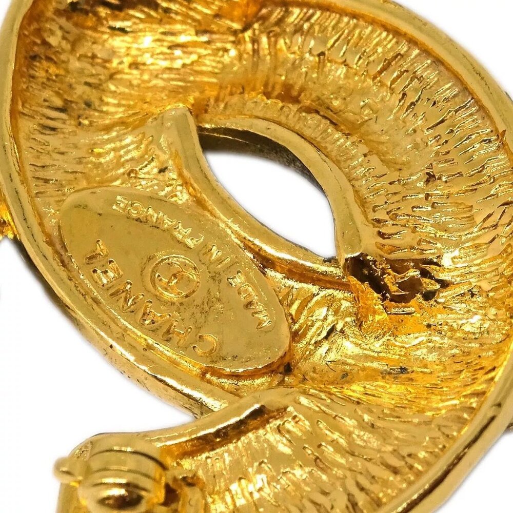 Chanel Quilted CC Brooch Pin Gold 1153 134478 - Picture 4 of 8